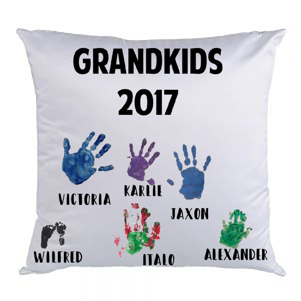 Kids hand/feet print pillow case - Image 2