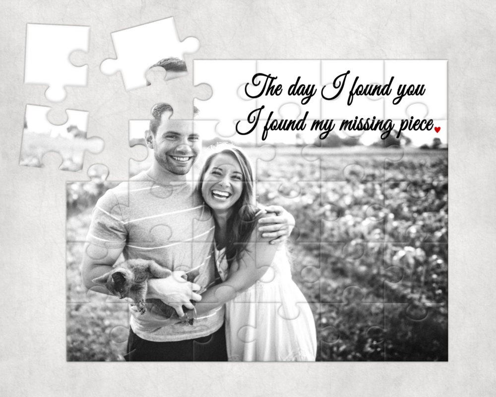 The day I found you - Personalized Puzzle