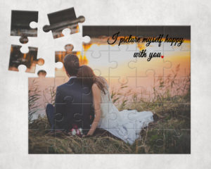Happy with you - Personalized Puzzle