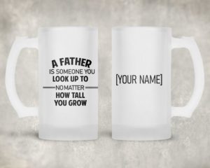 A father is someone - Beer Mug