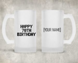 70th Birthday - Beer Mug