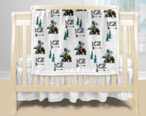 Personalized Baby Blanket - Mama Bear
