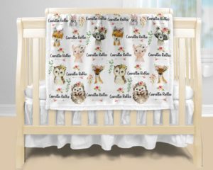 Personalized Baby Blanket - Jungle