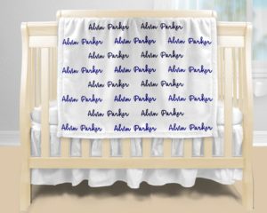 Personalized Baby Blanket - First & Last Name
