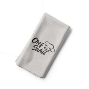 Chef Name - Tea Towel
