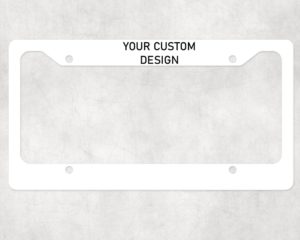 Custom Design - License Plate Frame