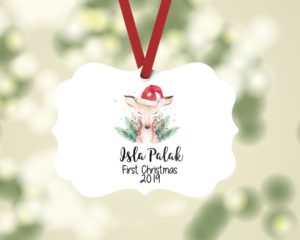 Reindeer - Baby's First Ornament
