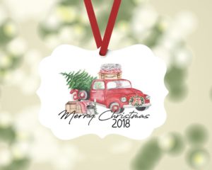 Christmas Truck - Ornament