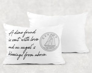 A Dime Found - Rectangle Pillow