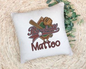 Personalized Pillow - Baseball