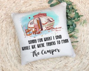 Personalized Pillow - Funny, Camping
