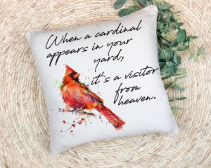 Cardinal Pillow