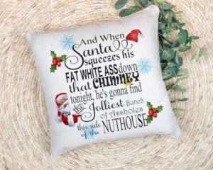 Funny Christmas Pillow