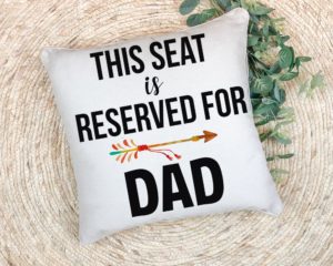 This Seat Is Reserved For- Pillow