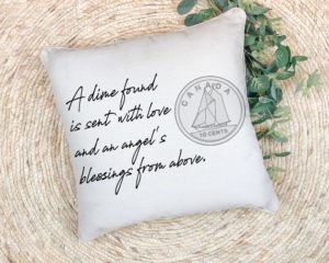 Dime found Pillow