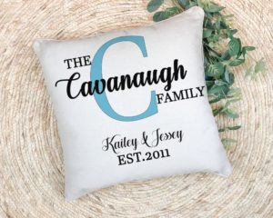 Personalized Pillow- Family Name