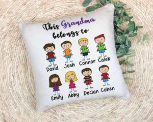 Personalized Pillow- Grandma Belongs To