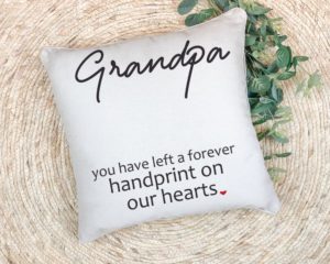 Handprints On Our Hearts- Pillow
