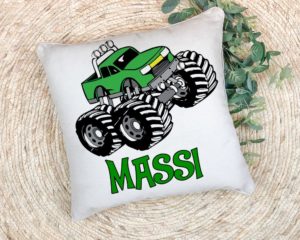 Personalized Pillow - Monster Truck