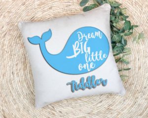 Personalized Pillow - Whale
