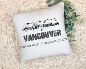 Destination Pillow - Vancouver