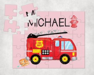 Fire Engine - Kids Puzzle
