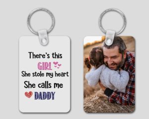 There's This Girl - Personalized Keychain