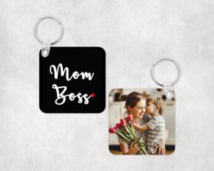 Mom Boss - Personalized Keychain