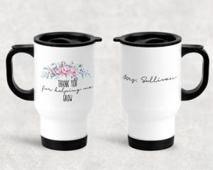 Thank You For Helping Me Grow 2 (for Teachers) - Travel Mug