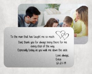 Thank You Dad - Wallet Keepsake