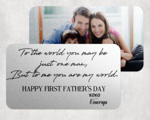 Happy Father's Day 3 - Wallet Keepsake