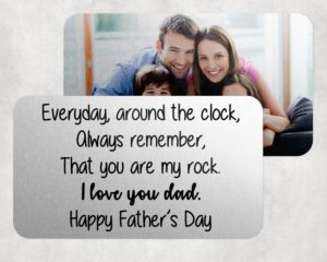 Happy Father's Day 2 - Wallet Keepsake