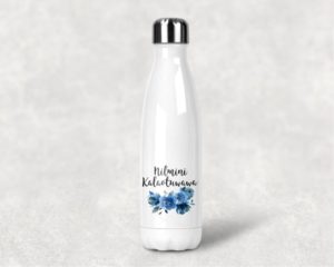 Blue Floral - Water Bottle