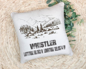 Destination Pillow - Whistler