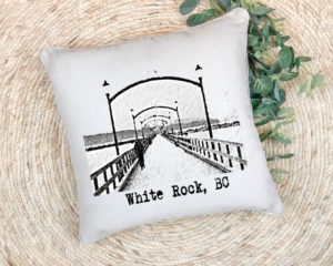 Destination Pillow - White Rock