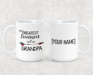 My Greatest Treasures Call Me Grandpa 2 - Ceramic Mug