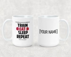 Train Eat Sleep Repeat - Ceramic Mug
