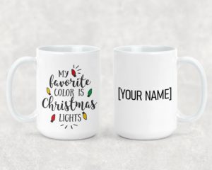Christmas Lights - Ceramic Mug