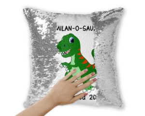Dino - Flip Sequin Pillow