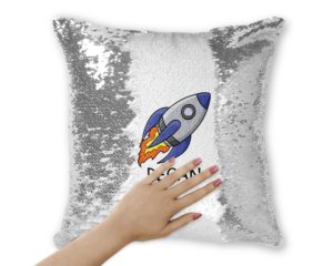 Rocket - Flip Sequin Pillow