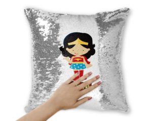 Wonder Woman - Flip Sequin Pillow