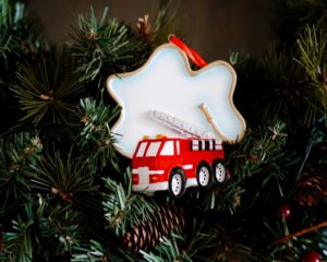 Personalized Ornament - Fire Engine