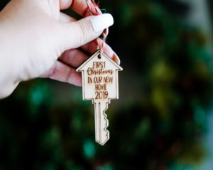 Personalized Ornament - Engraved Key