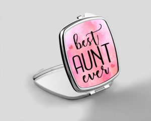 Best Aunt Ever 1 - Pocket Mirror