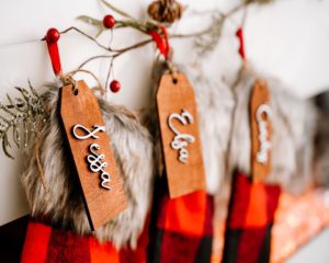 Wooden Stocking Tag
